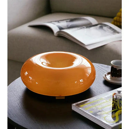 Bauhaus orange glass style soap dish bedroom accessory
