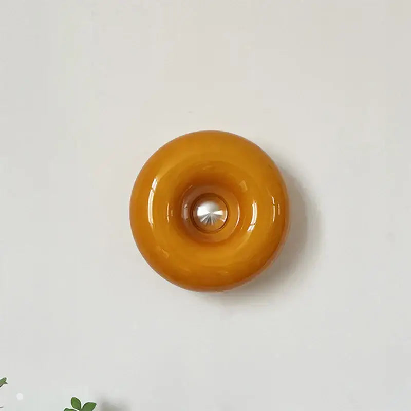 Bauhaus orange glass style soap dish bedroom accessory