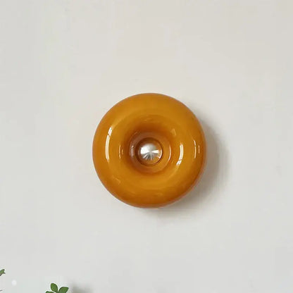 Bauhaus orange glass style soap dish bedroom accessory