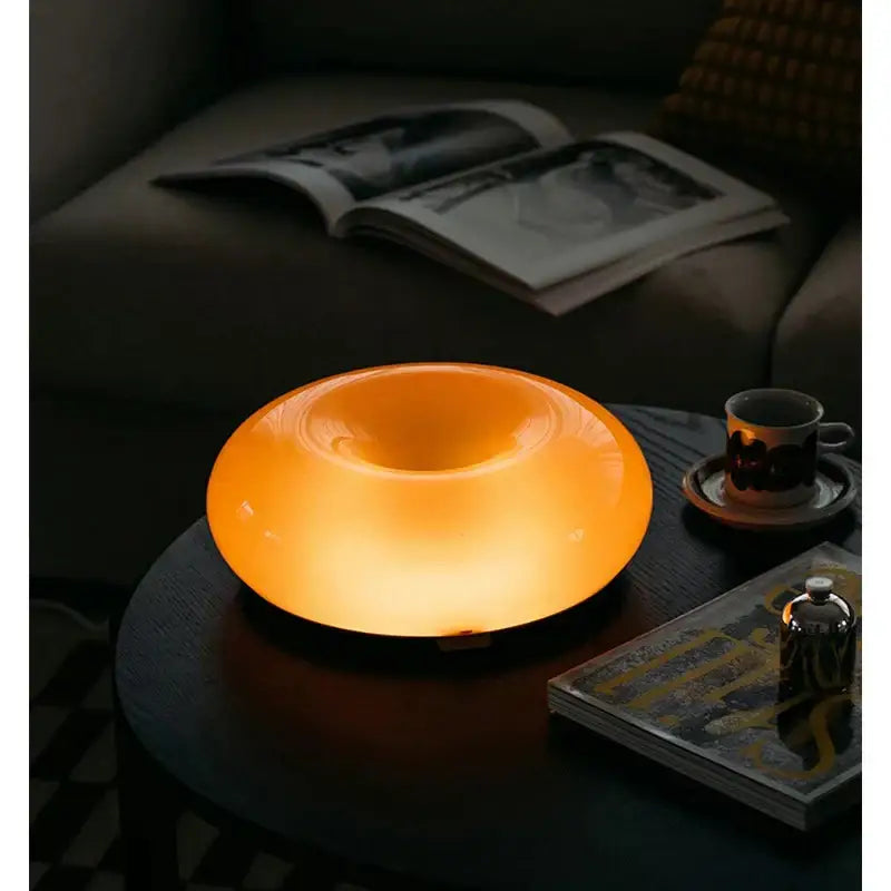 Bauhaus orange glass style soap dish bedroom accessory