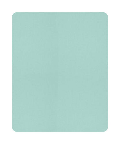 Moderne Flush Mount Conversion Kit 14"w Island Paradise Blue Drum Lampshade