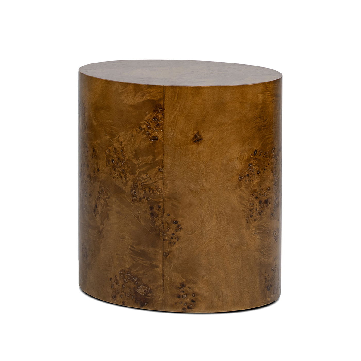 Nebula - Accent Oval Pillar Side Table