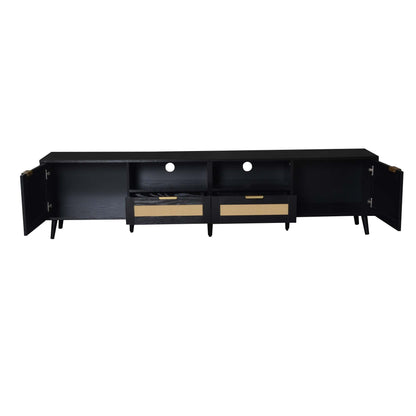 TV Stand, Media Console With Cable Management