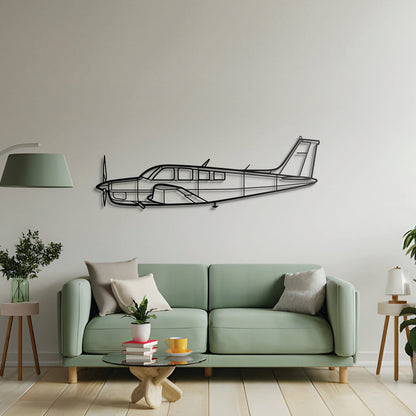 Bonanza A36 Metal Aircraft Wall Art - NCP0036