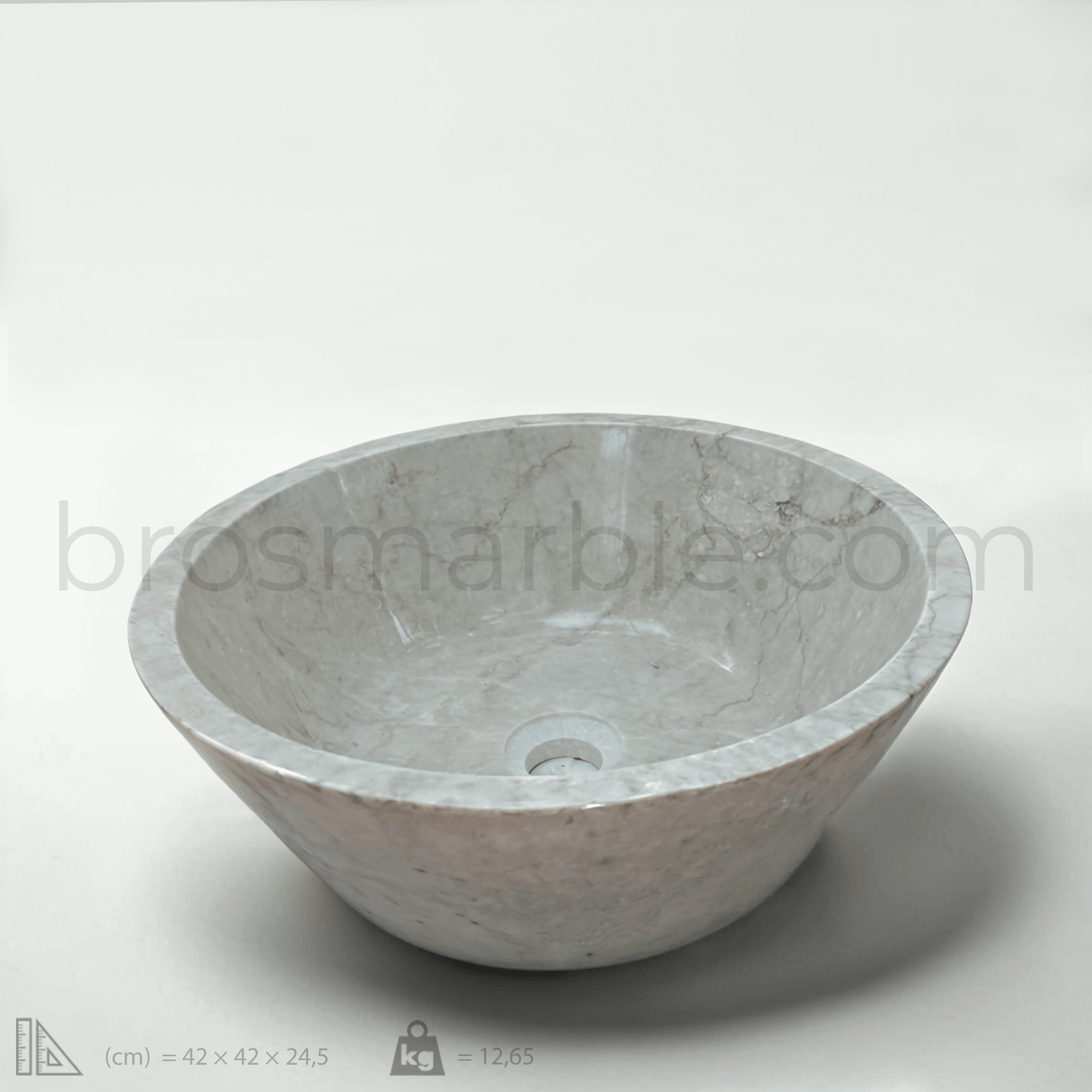 Beige Marble Sink