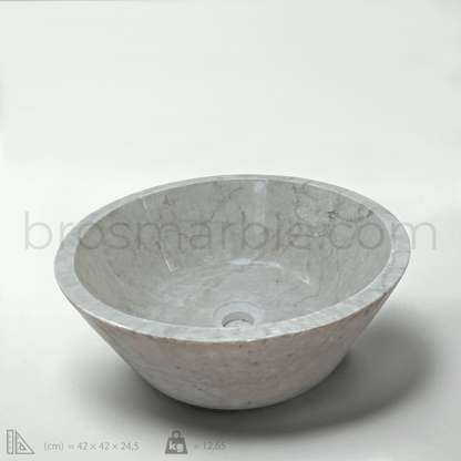 Beige Marble Sink
