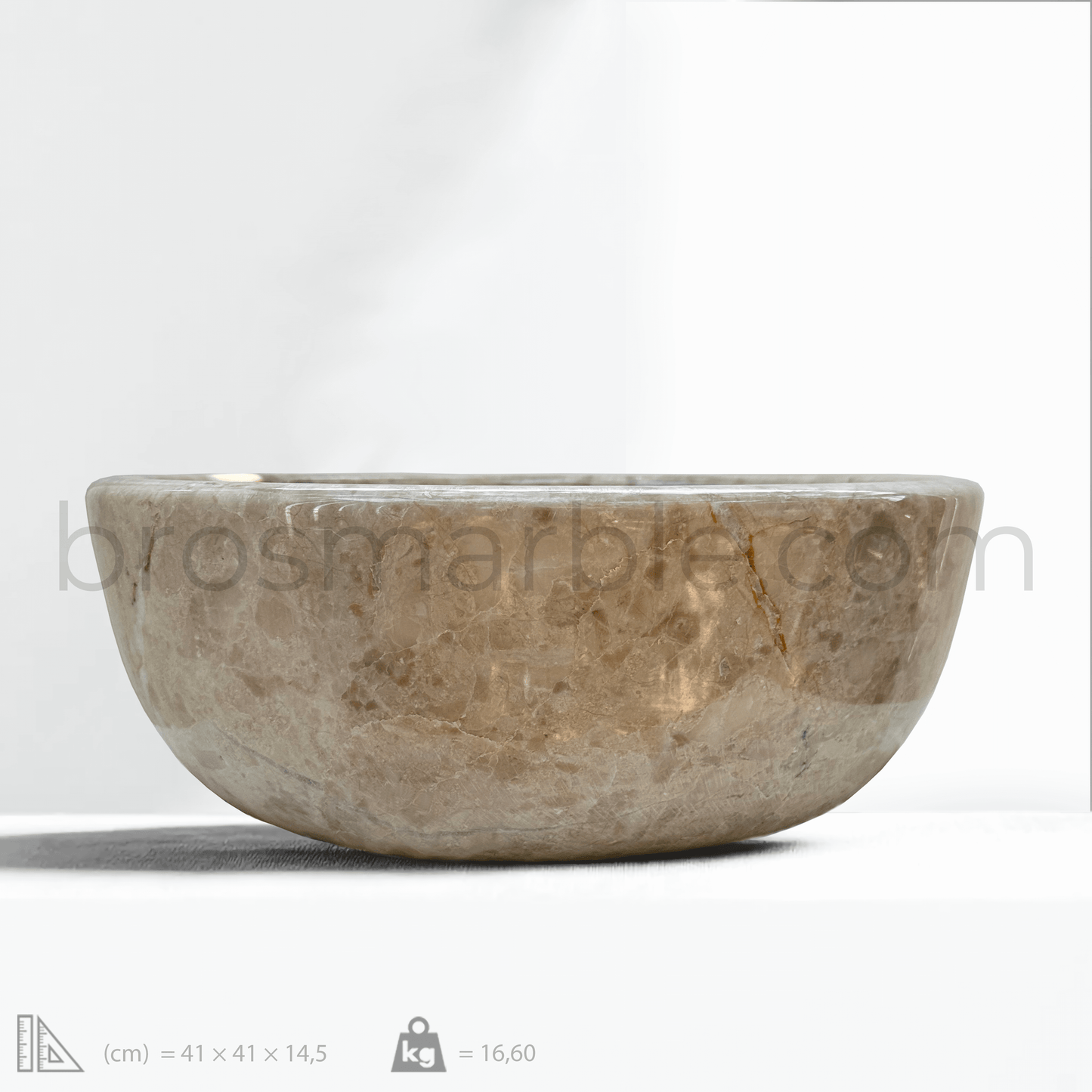 Beige Marble Sink