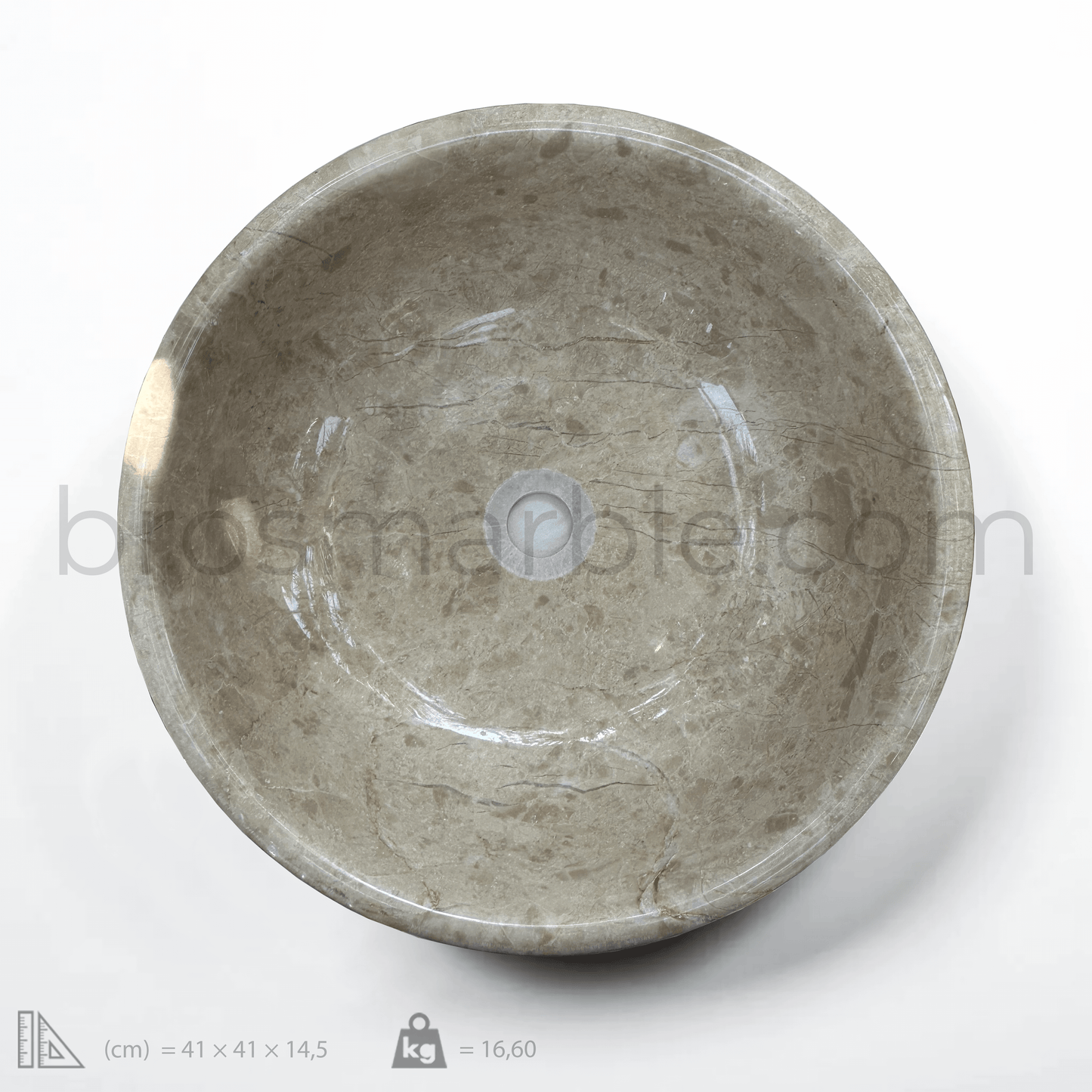Beige Marble Sink