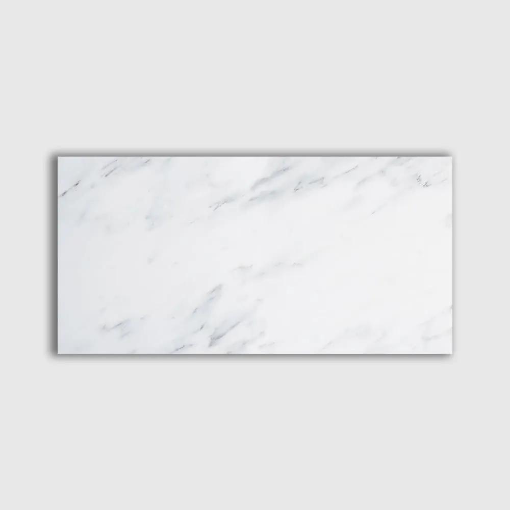Bella White Honed Marble Tiles 12x24