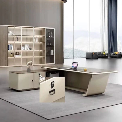 Mantell · Modern L-Shaped Executive Desk