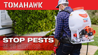 5 Gallon Gas Backpack Sprayer 450 PSI Pump with Nozzle Bundle
