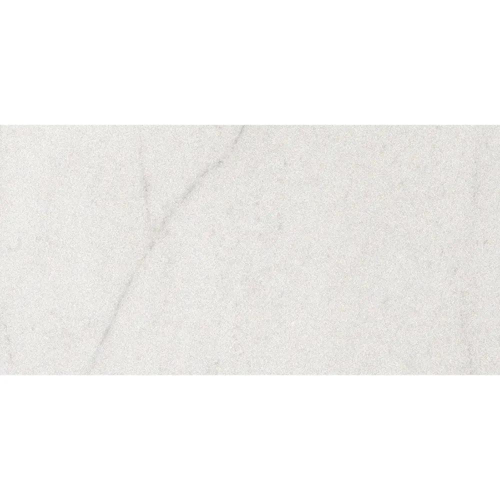 Bianco Crystal Matte Marble Look Porcelain Tiles 12x24