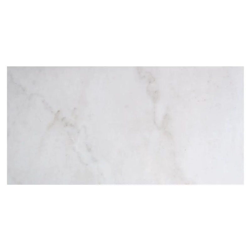 Bianco Crystal Polished Marble Look Porcelain Tiles 12x24