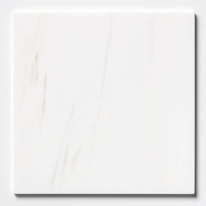 Bianco Dolomiti Honed Marble Tiles 12x12
