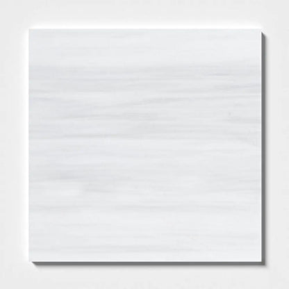 Bianco Dolomiti Honed Marble Tiles 18x18
