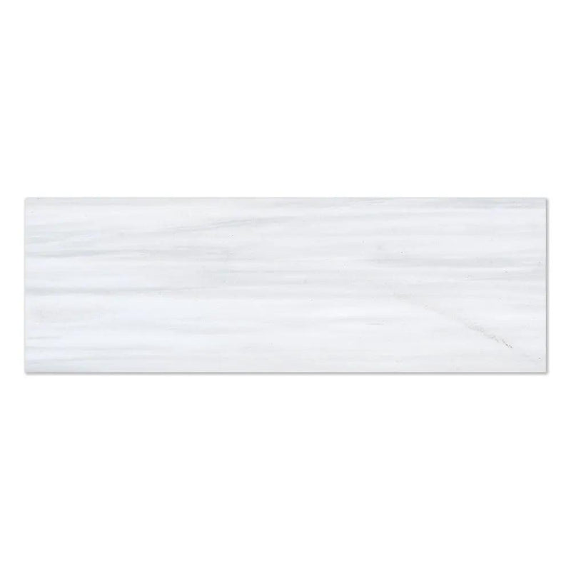Bianco Dolomiti Polished Marble Tiles 4x12