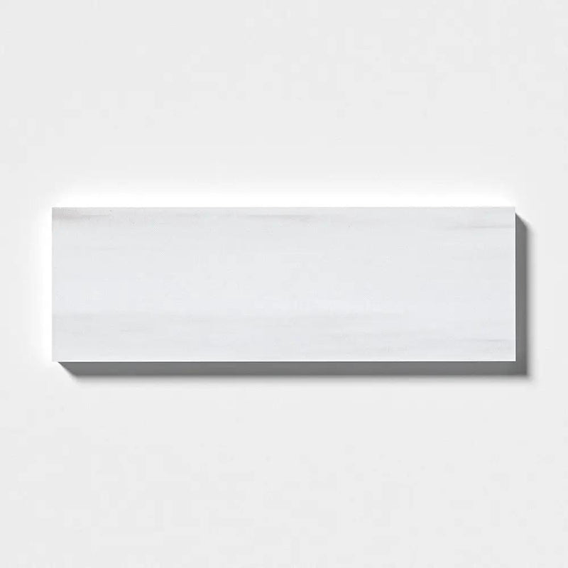 Bianco Dolomiti Polished Subway Marble Tiles 4x12