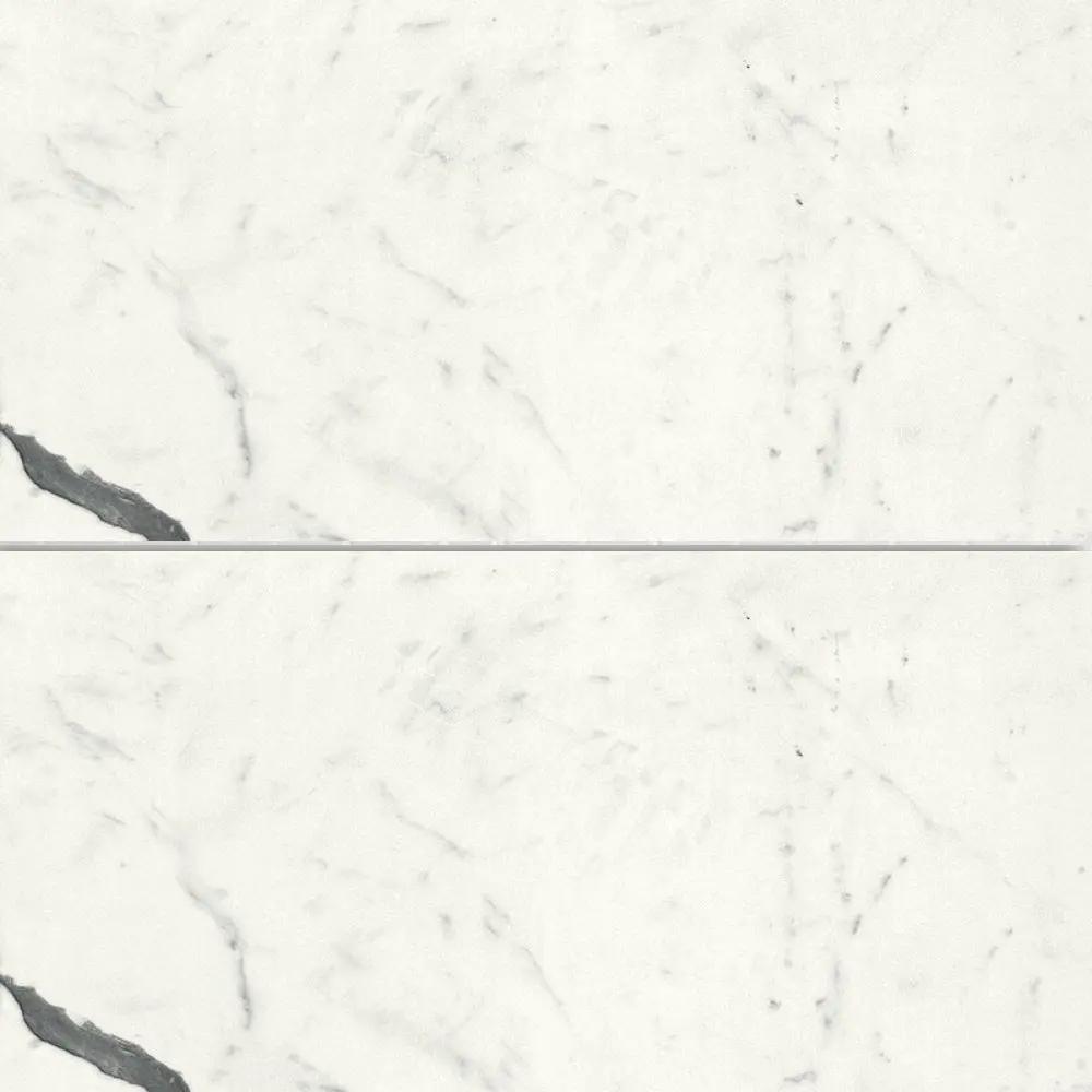 Bianco S Polished Marble Look Porcelain Tiles 12x24