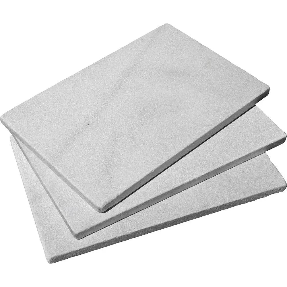 Bianco Turco Fine Picked Modern Edge Marble Pool Coping 16x24, 1 1/4 in. Thick