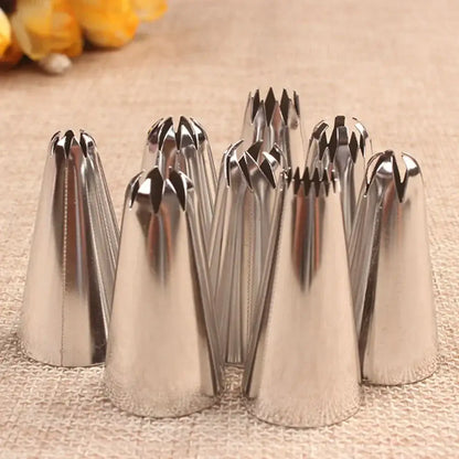 Big size russian pastry nozzles kitchen cake decorating set