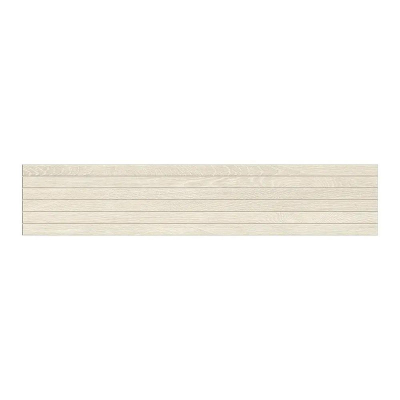 Rami Matte Groove Wood Look Porcelain Mosaics 8x40
