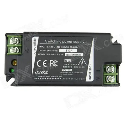 Black 15w led power supply adapter kitchen switching power supply