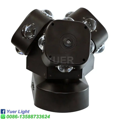 Black 3 head moving head light with laser for event room