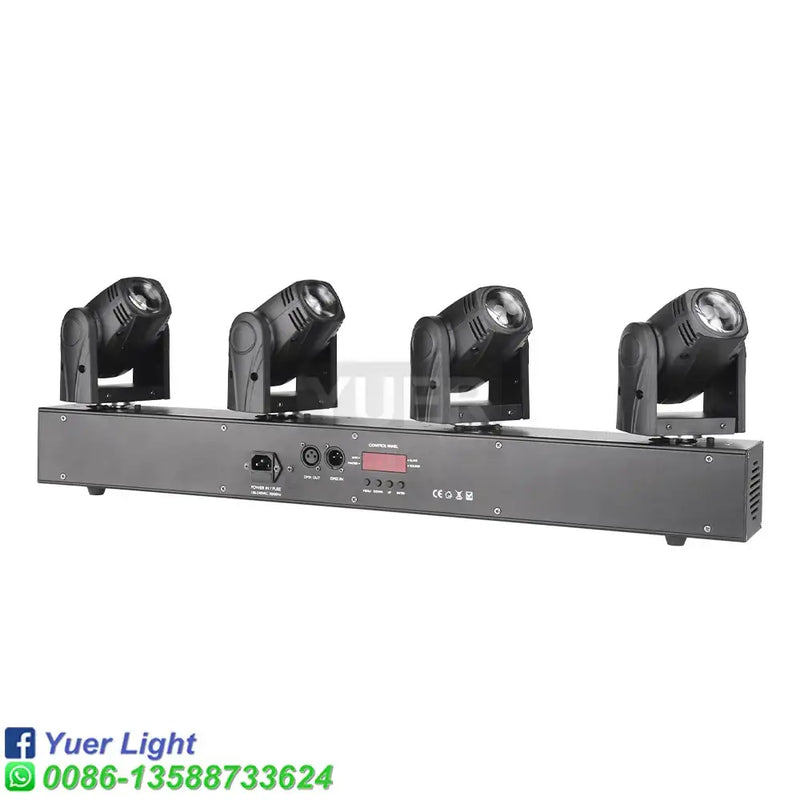 Black 4 head rgbw mini moving head light bar for bar and stage