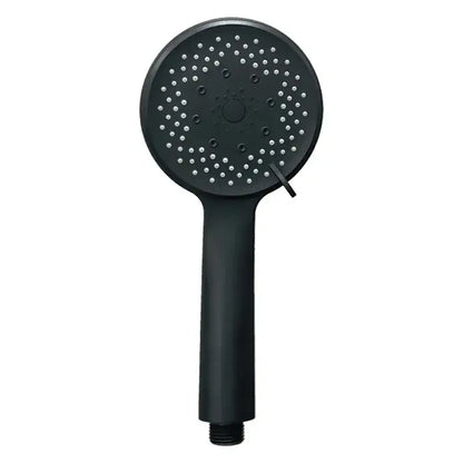 Black 5-mode adjustable high pressure shower head for bathroom
