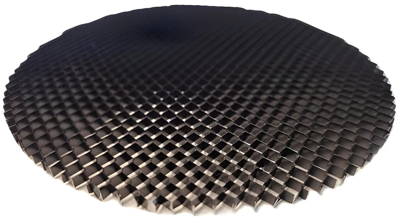 Black Aluminum Honeycomb Light Louver | PAR20, PAR30, and Some PAR38 Bulbs