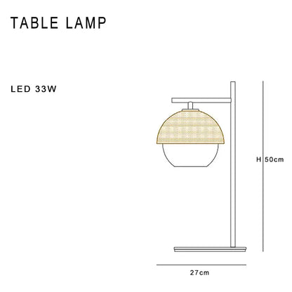 Black and brass mesh globe wall lamp bedroom luxury fixture