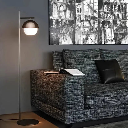 Black and brass mesh globe wall lamp bedroom luxury fixture