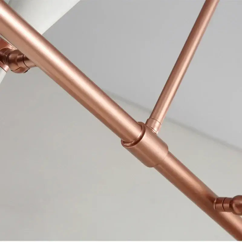 Black and brass nordic led multiple head chandelier for living room