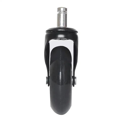 Black and silver 3 inch rotatable heavy duty office chair wheels