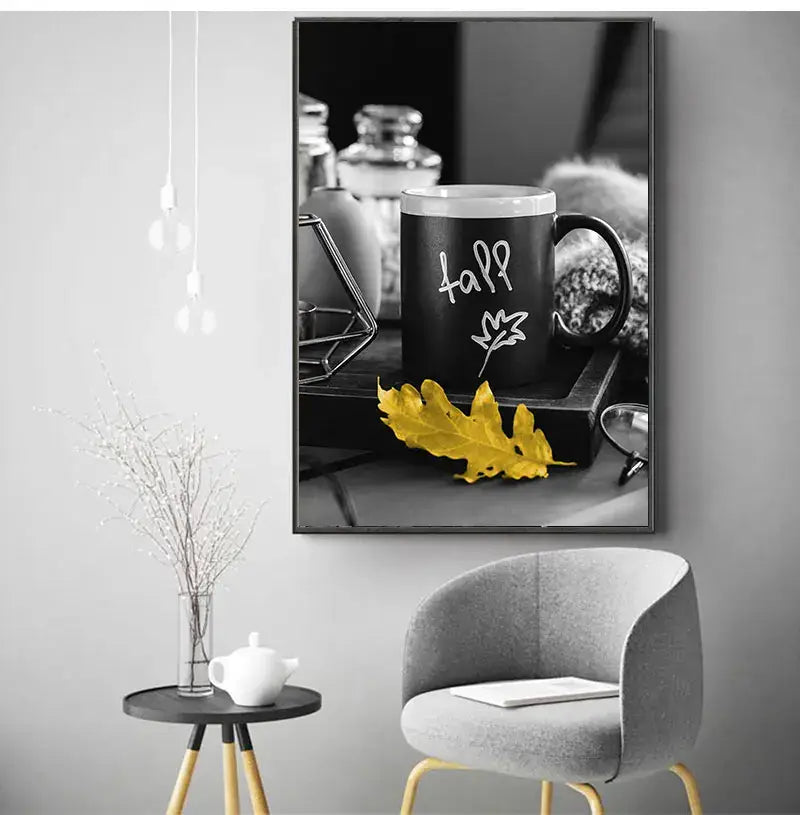 Eiffel tower black & white landscape canvas set living room wall art