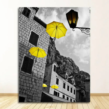 Eiffel tower black & white landscape canvas set living room wall art
