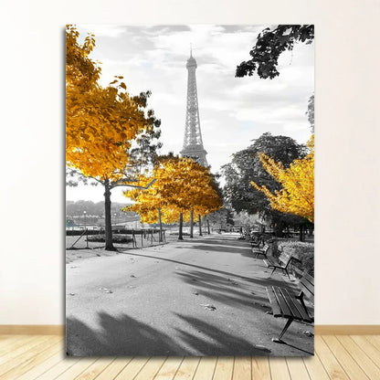 DecorBites™ Black and White Nordic Landscape Canvas Set