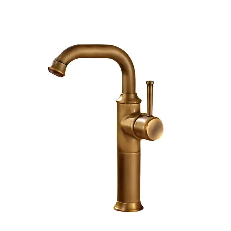 Black antique brass basin faucet matte black & copper kitchen mixer