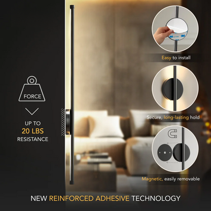 DecorBites™ Black Battery Operated Wall Sconces (SET OF 2)