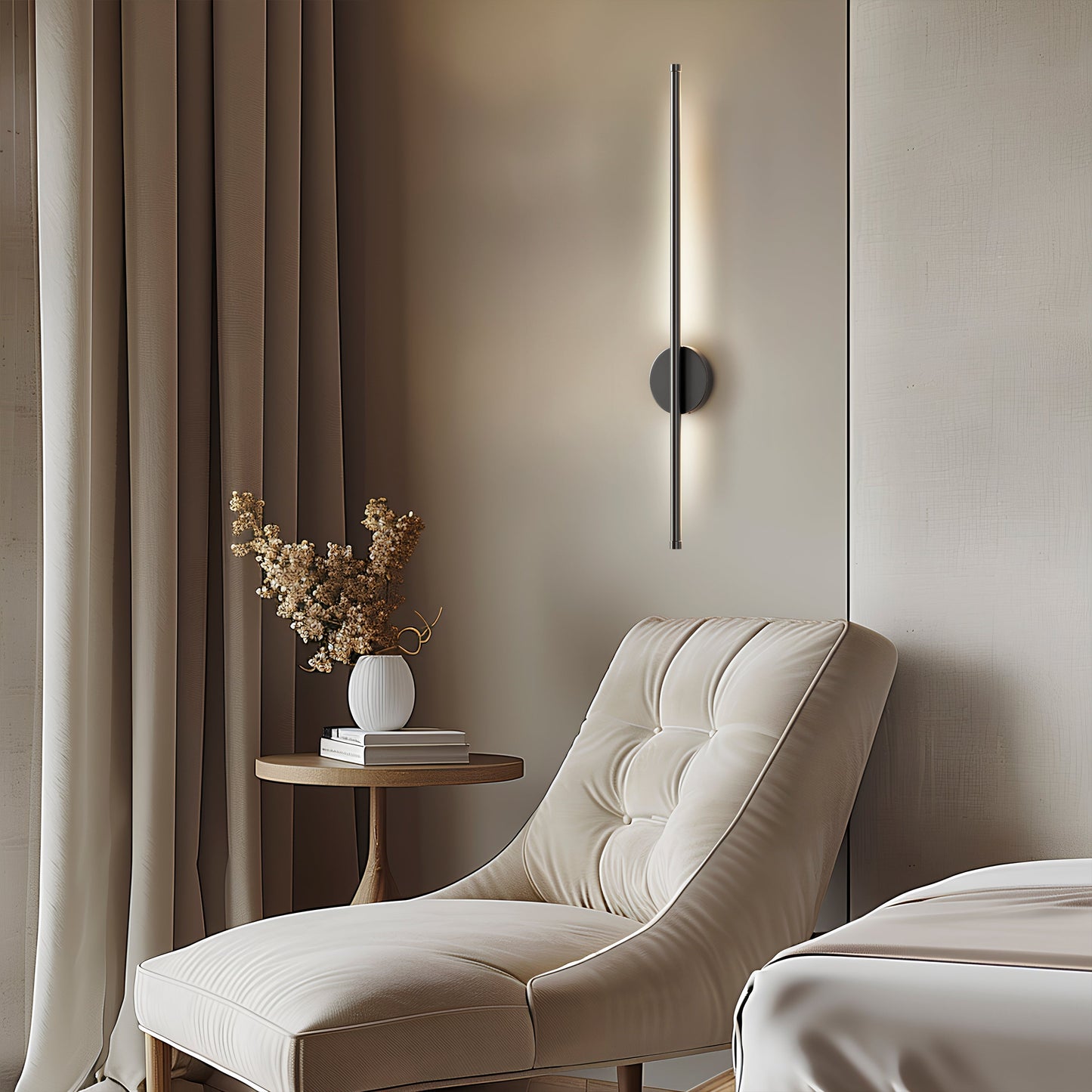DecorBites™ Black Battery Operated Wall Sconces (SET OF 2)