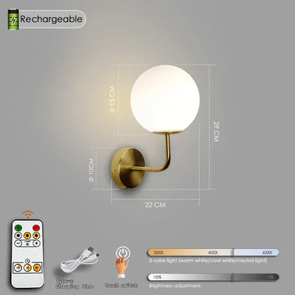 DecorBites™ Black Battery Operated Wall Sconces With Remote
