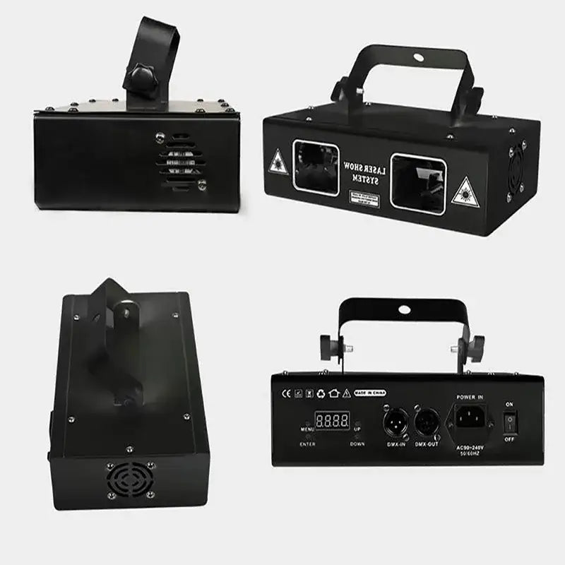 Black beam stroboscope laser music light for living room parties