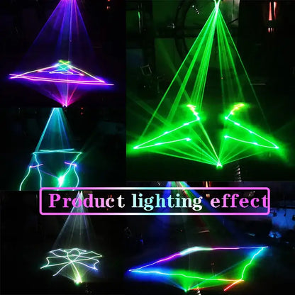 Black beam stroboscope laser music light for living room parties