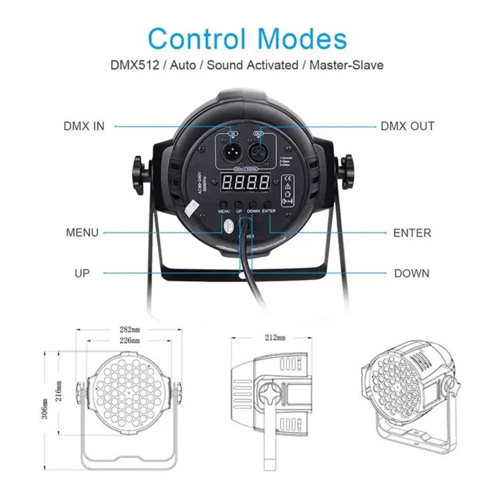 Black big dipper led par light with stand event stage lighting