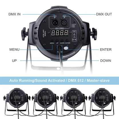 Black big dipper led par light with stand event stage lighting