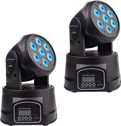 Black big dipper rgbw mini moving head party light set for bar room