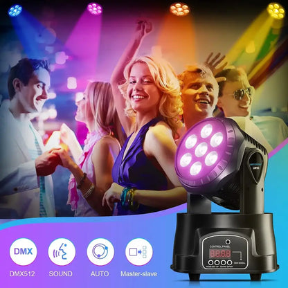 Black big dipper rgbw mini moving head party light set for bar room