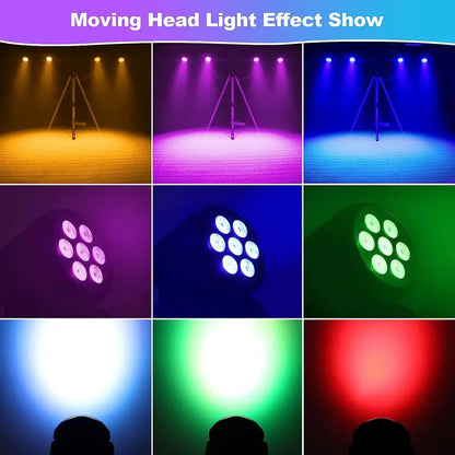 Black big dipper rgbw mini moving head party light set for bar room
