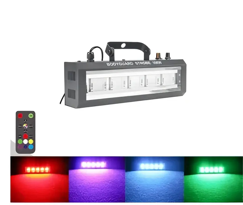 Black bodyguard 100w yellowish white strobe light auto sound control