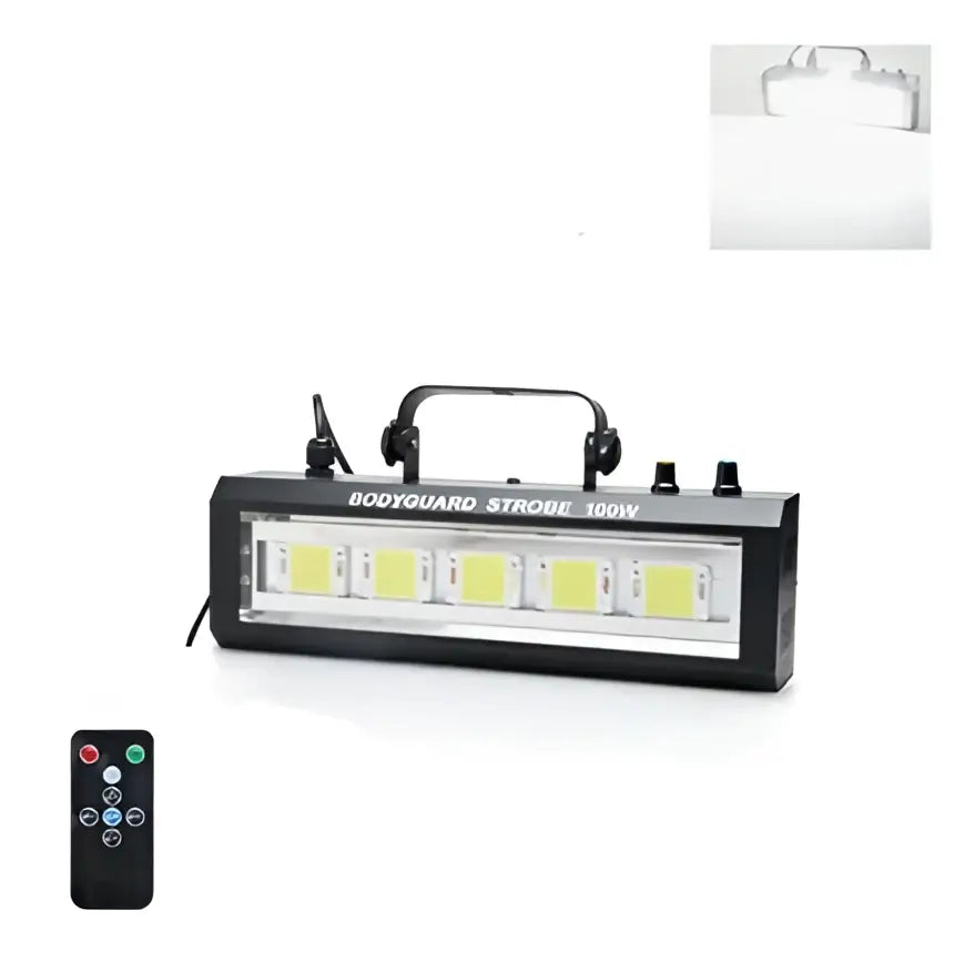 Black bodyguard 100w yellowish white strobe light auto sound control